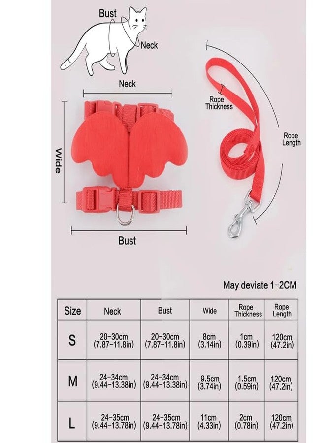 KittuPet Pet Harness and Leash Wing Adjustable Reusable Decorative Cute Breathable Puppy Training Leash Cat Leash Long Animal 1 pcs Purple - Image 5